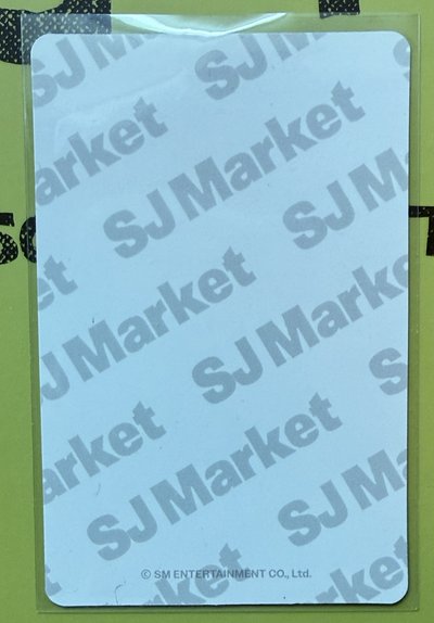 SJ MARKET 滿額卡 始源 財神爺臉頰愛心 