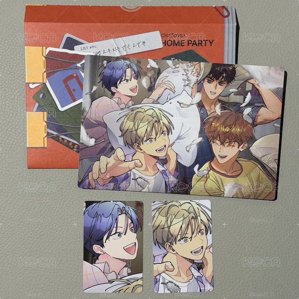 BOOMTOON POP-UP 10th Anniv. Home Party 照片小卡組 套房裡的助教大人