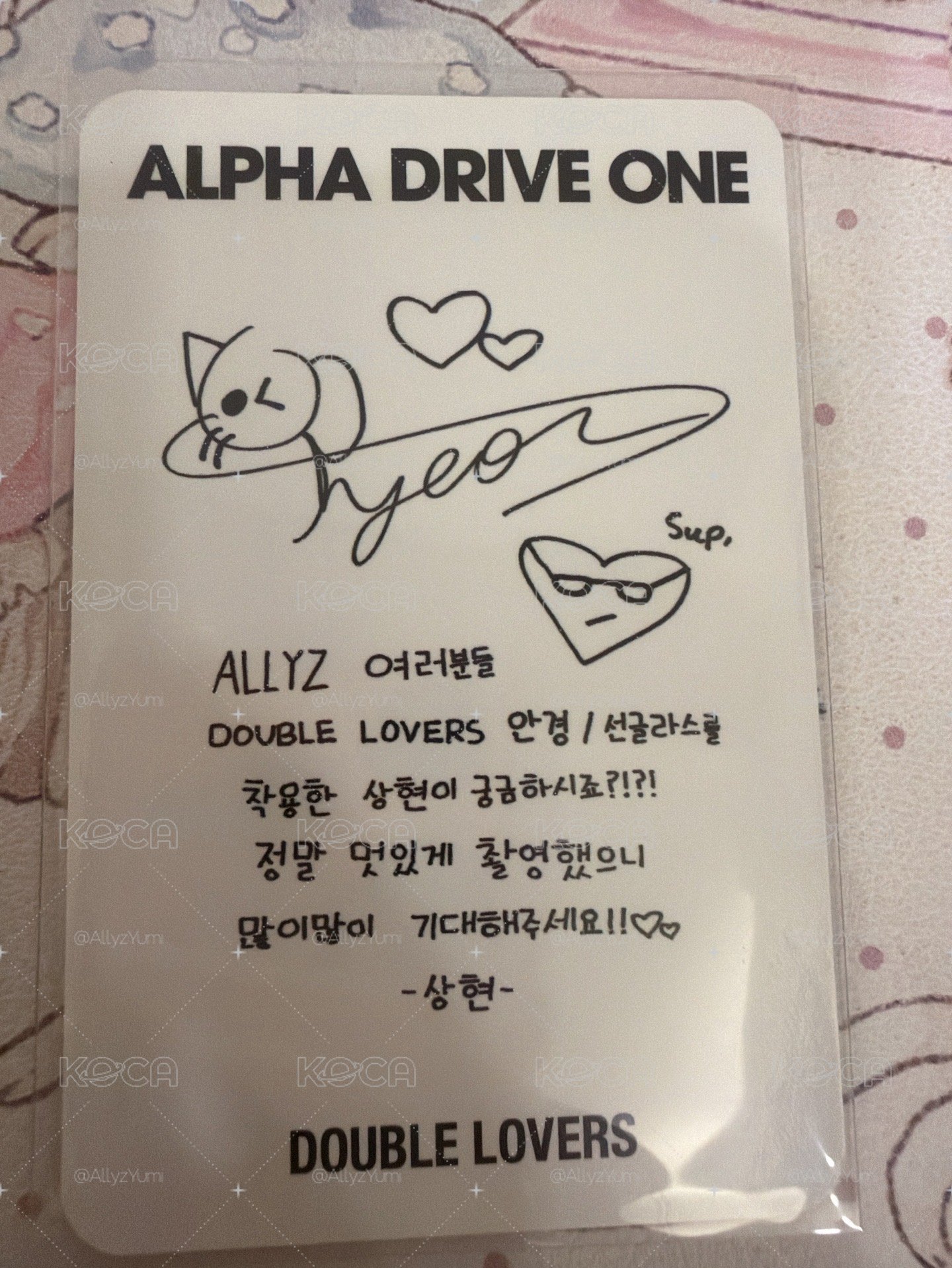 DOUBLE LOVERS 代言卡 