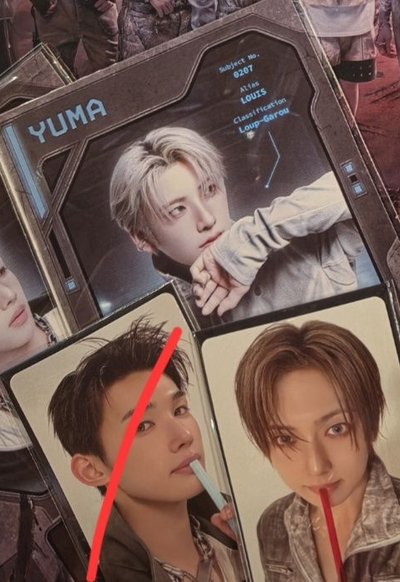 FUMA小卡+票根+YUMA明信片