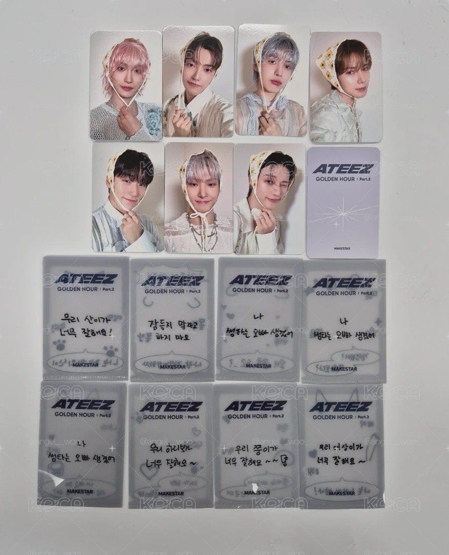 ATEEZ GH2 MS 向日葵頭巾含卡套 星琦
