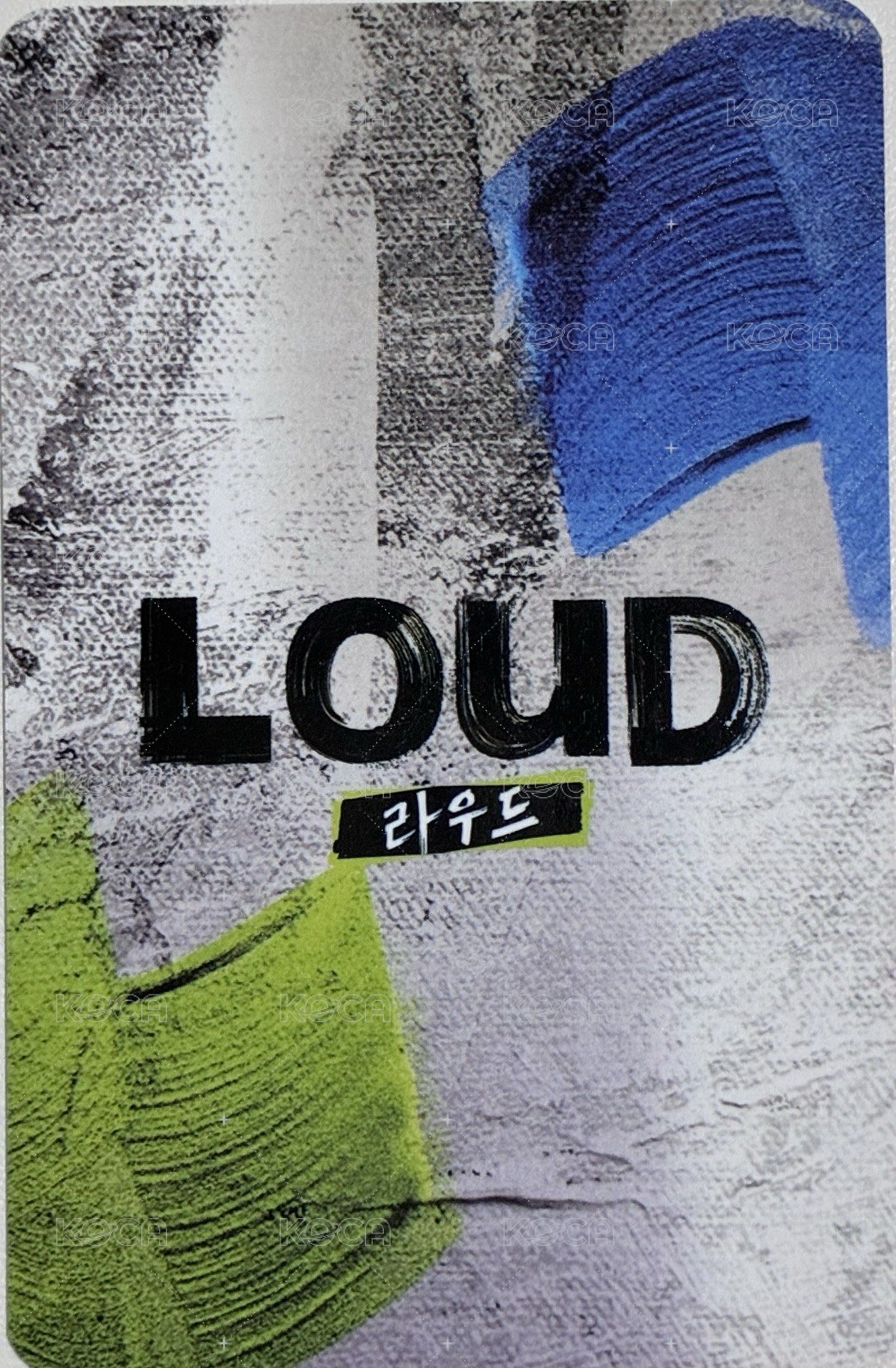 loud 專輯卡  背面