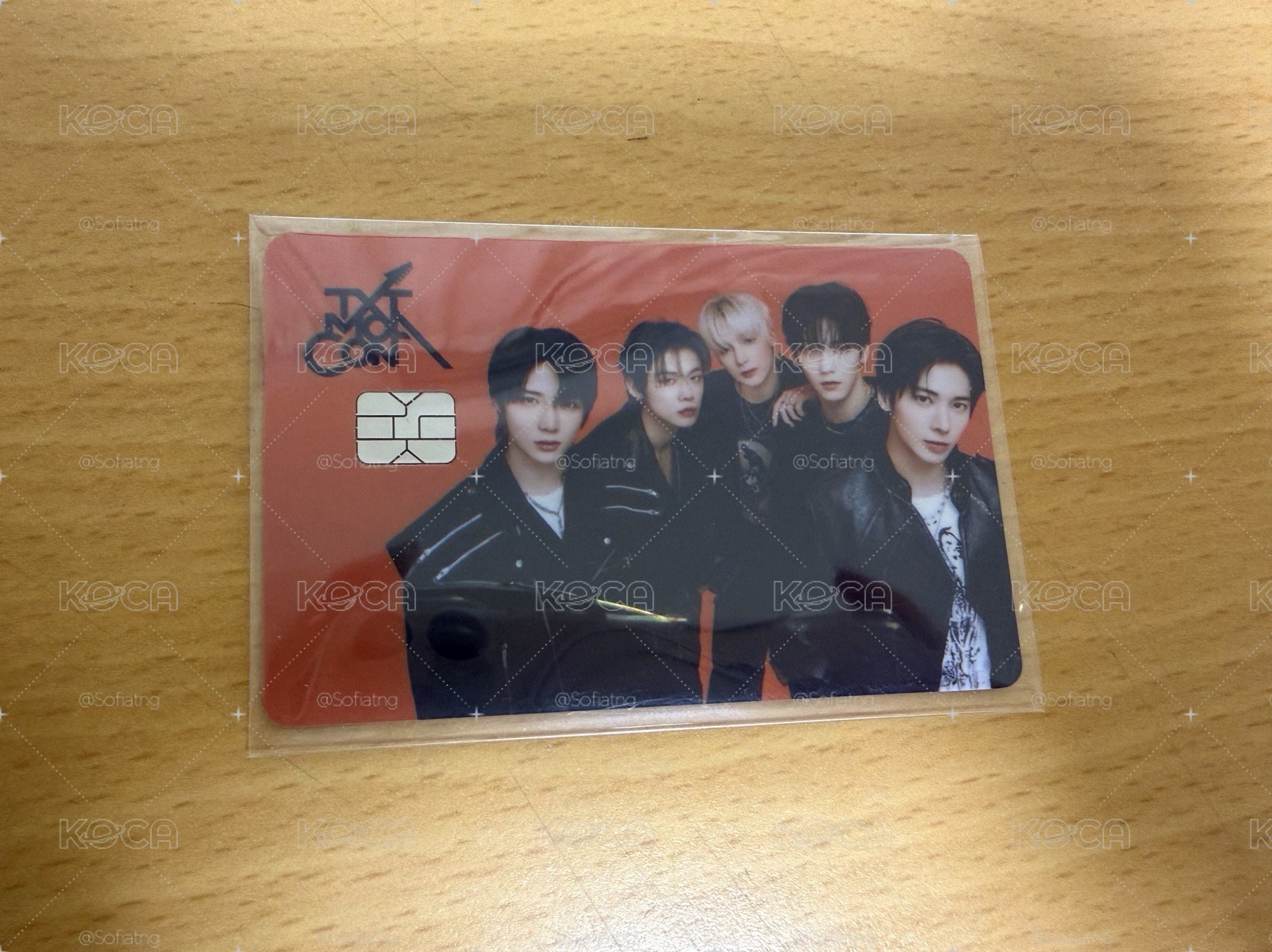 Moa con韓場NAMANE交通卡團體版