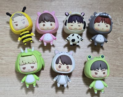 BTS小島系列 動物裝磁鐵全套
