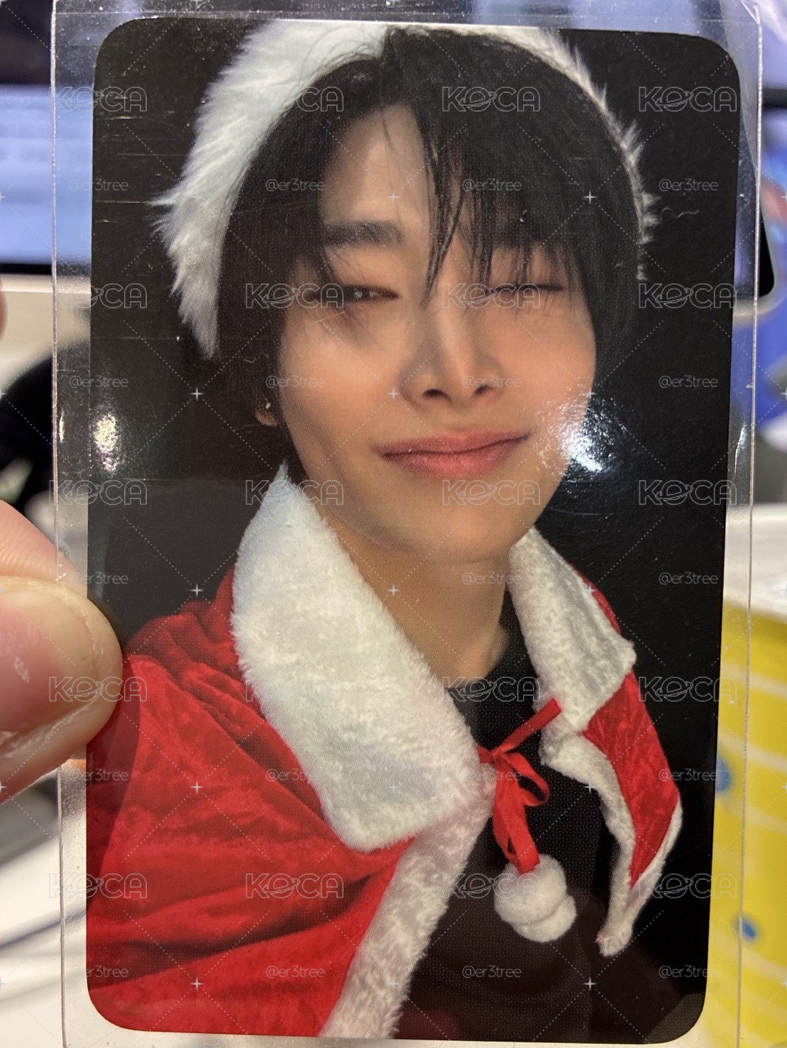 SKZ 合快閃滿額卡 聖誕卡 梁精寅