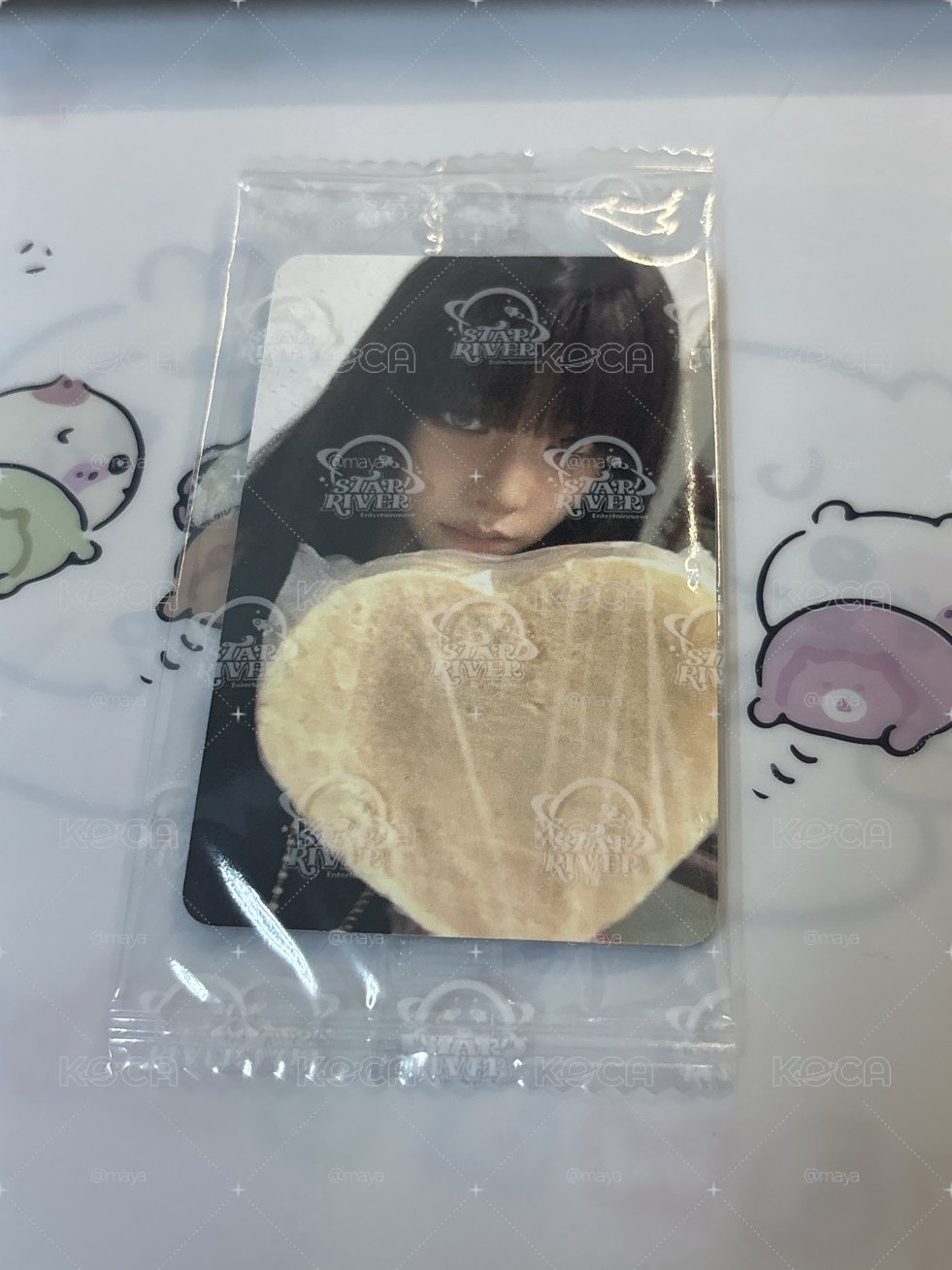 aespa 劉知珉 Karina Lemonade SR預售B版特典 星河柚 未拆