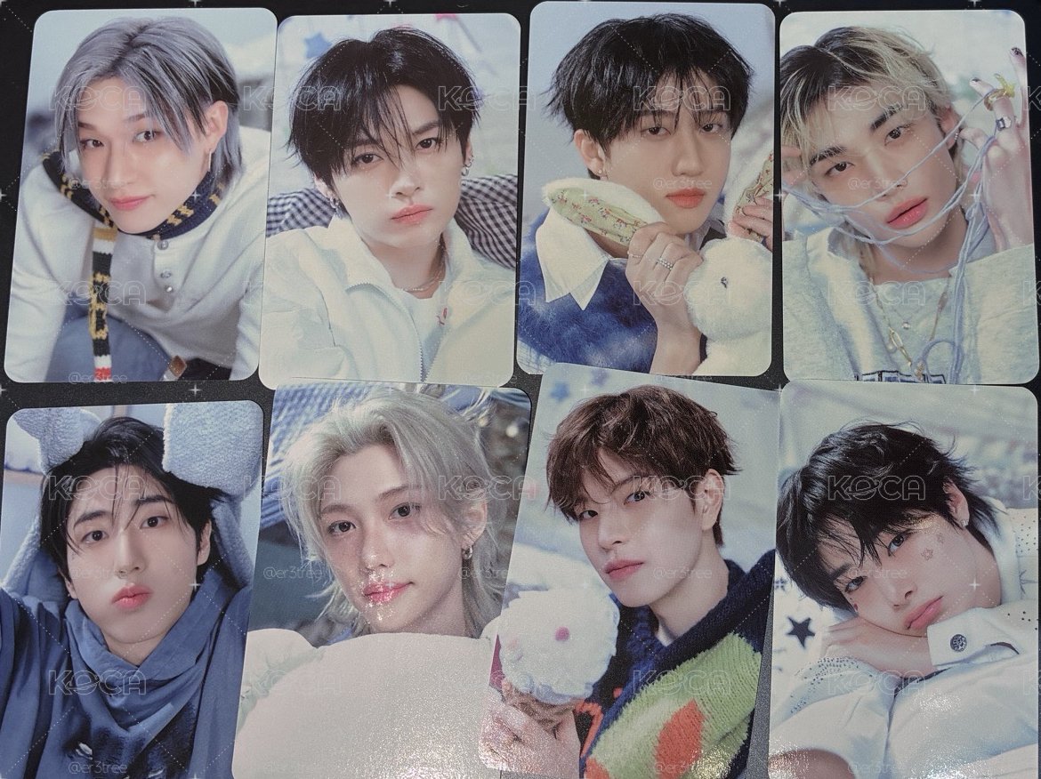 SKZ 六期飯咪 膠帶卡 一套八張