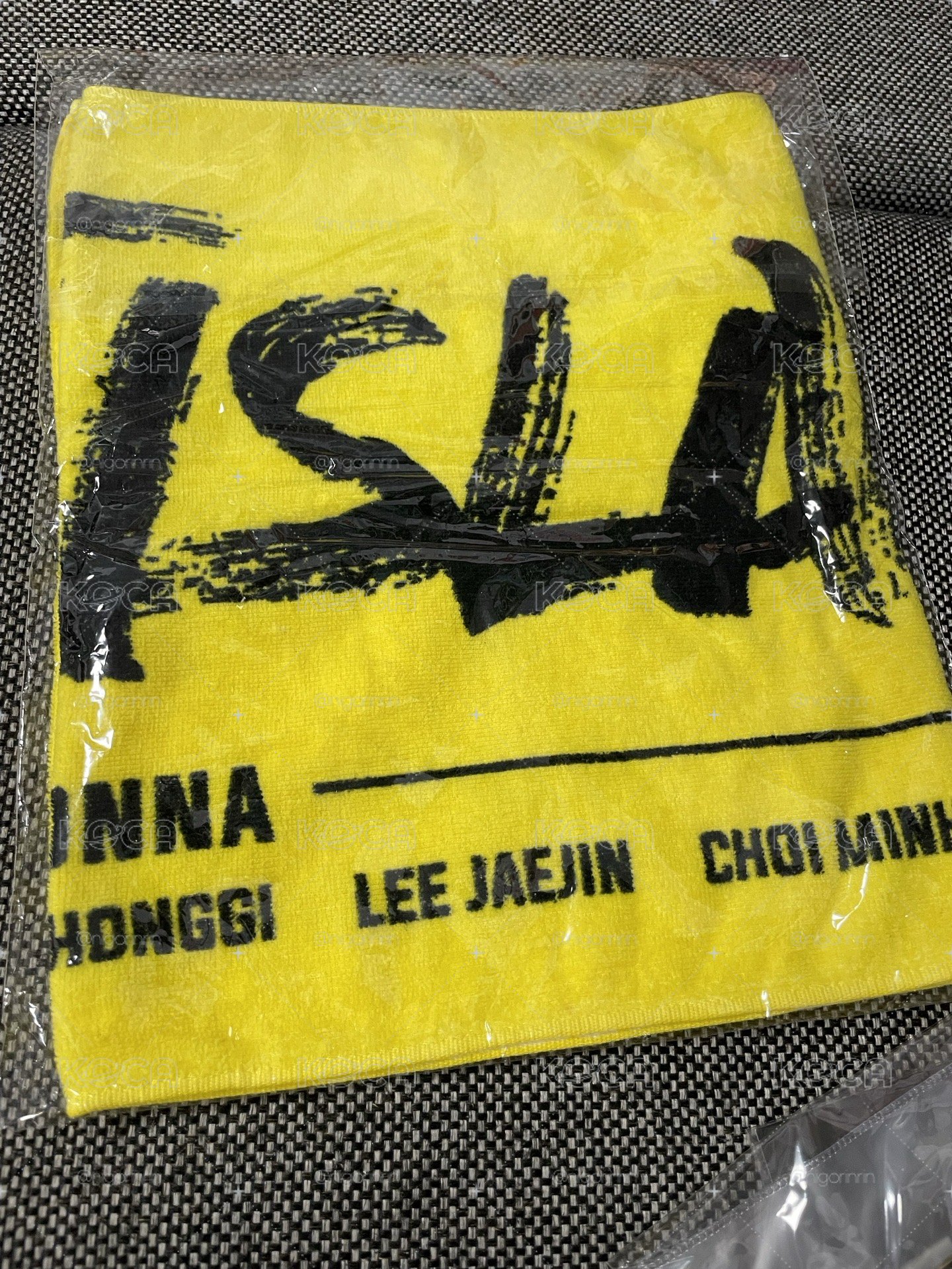 FTISLAND五人名字毛巾