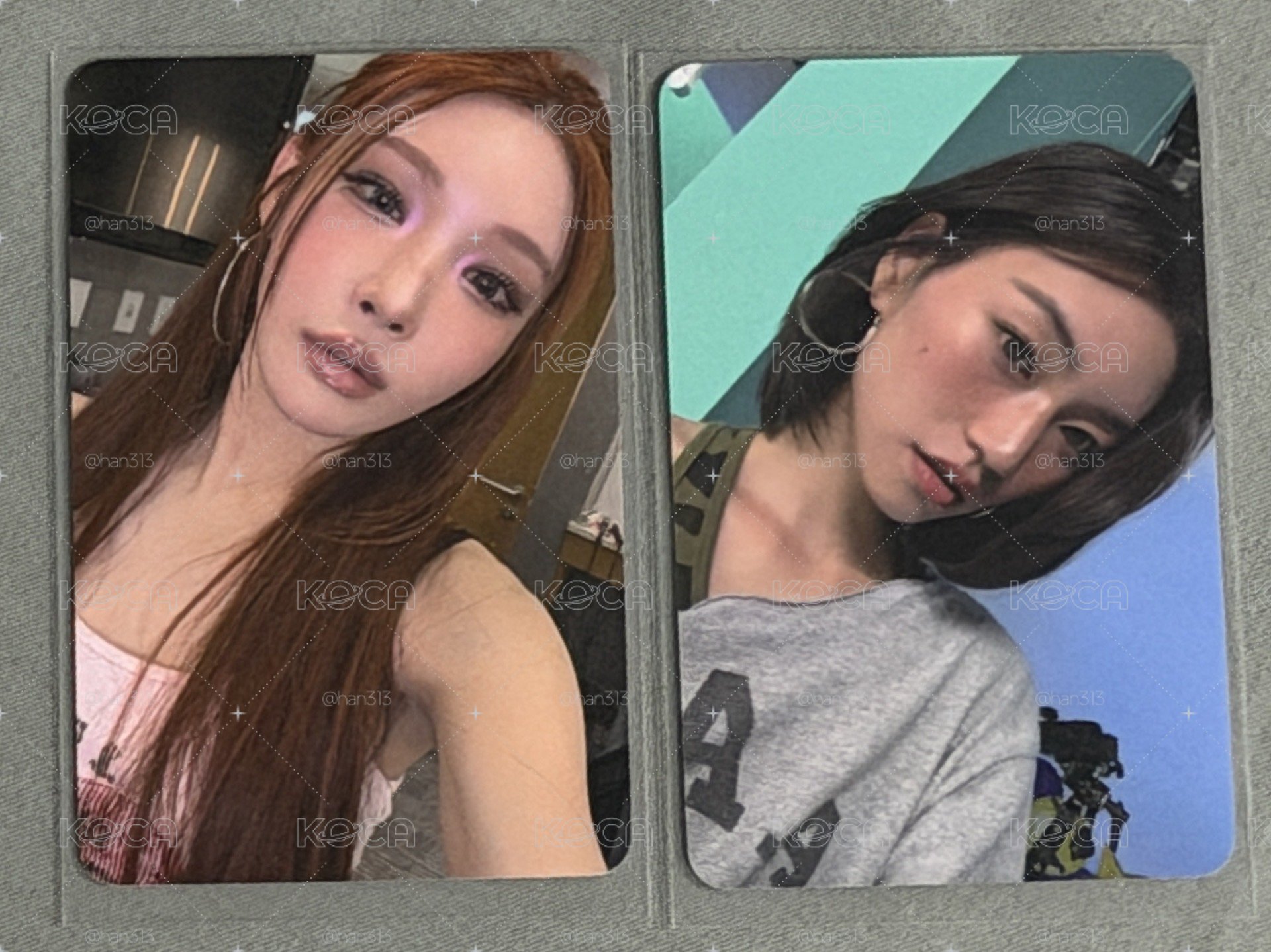 I.O.I 打歌卡 請夏 度妍