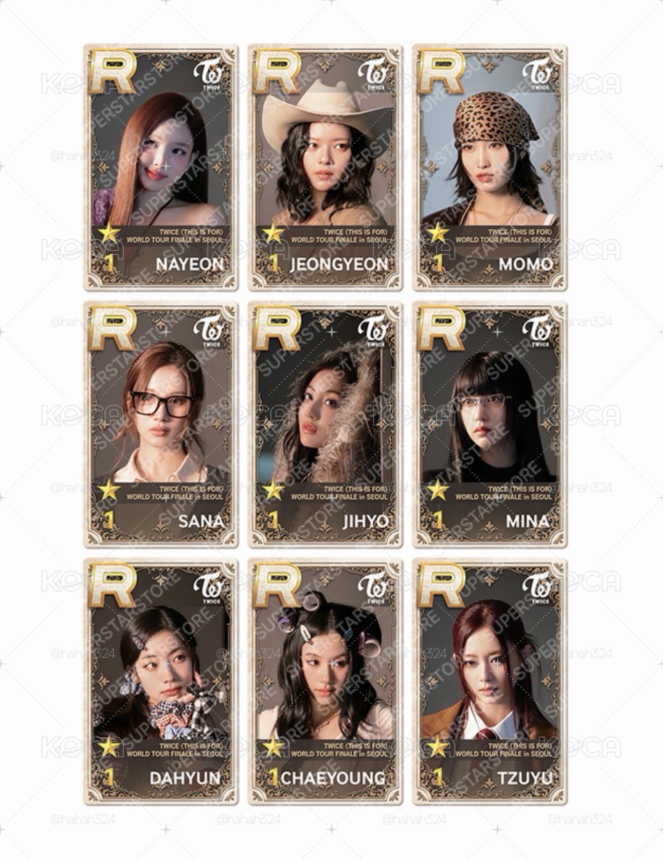 TWICE 遊戲卡