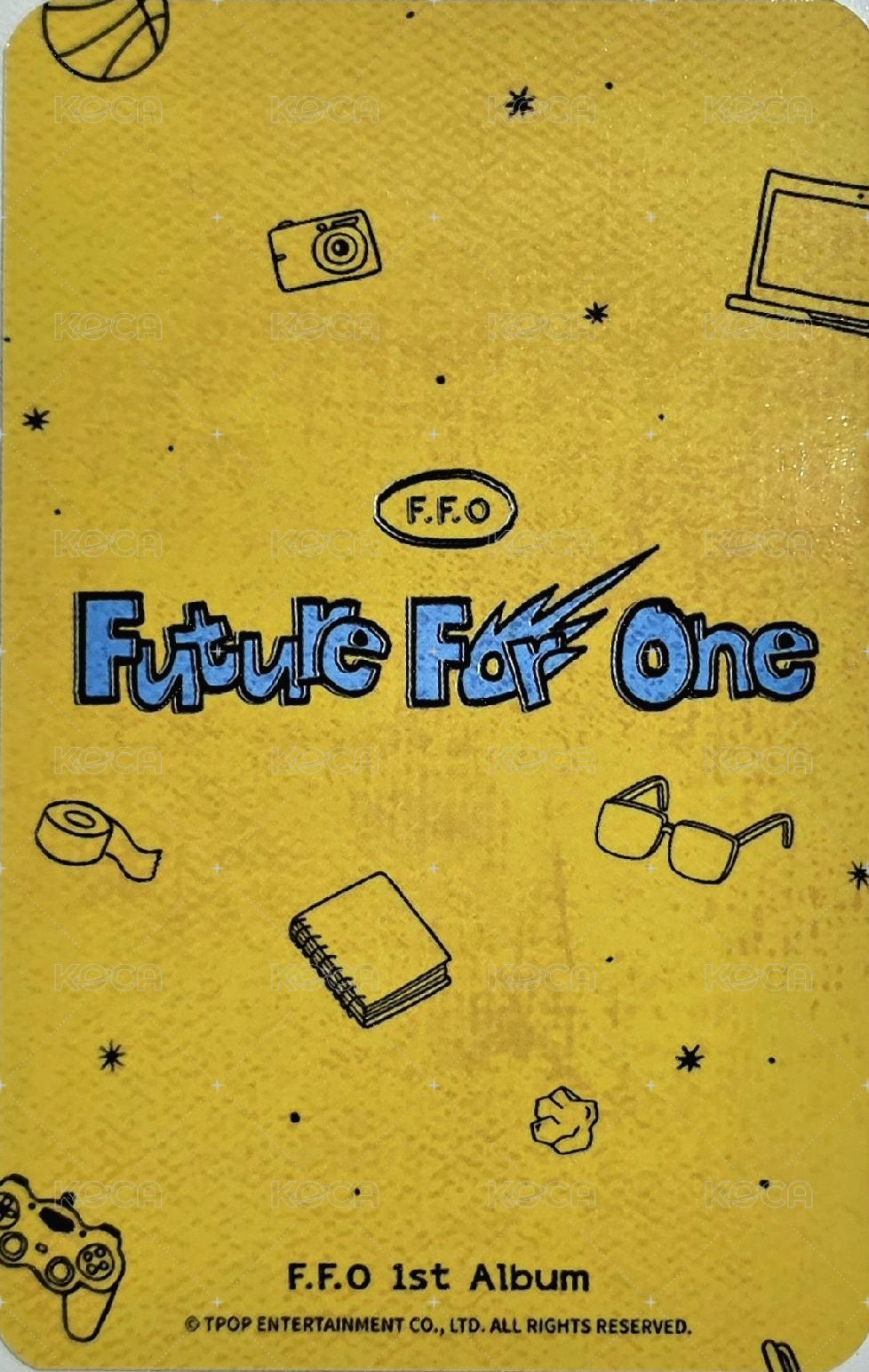 Future For One  特典卡  背面