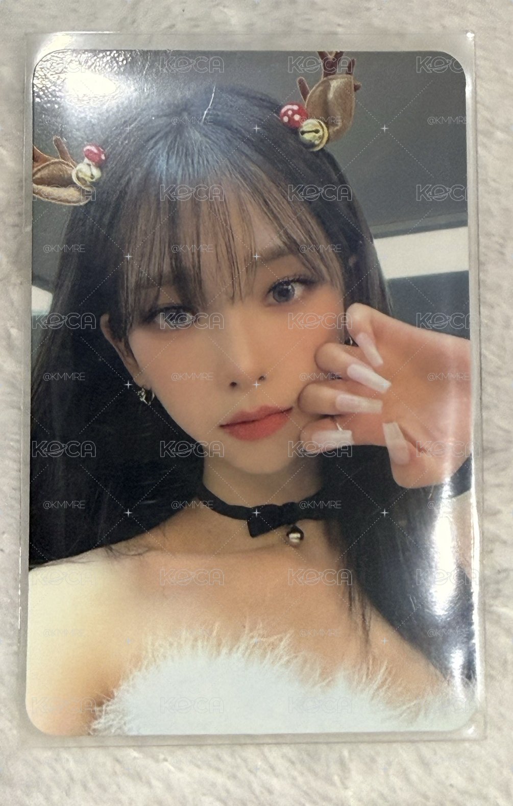 aespa 2022 Pink Christmas 聖誕節隨機卡 Karina