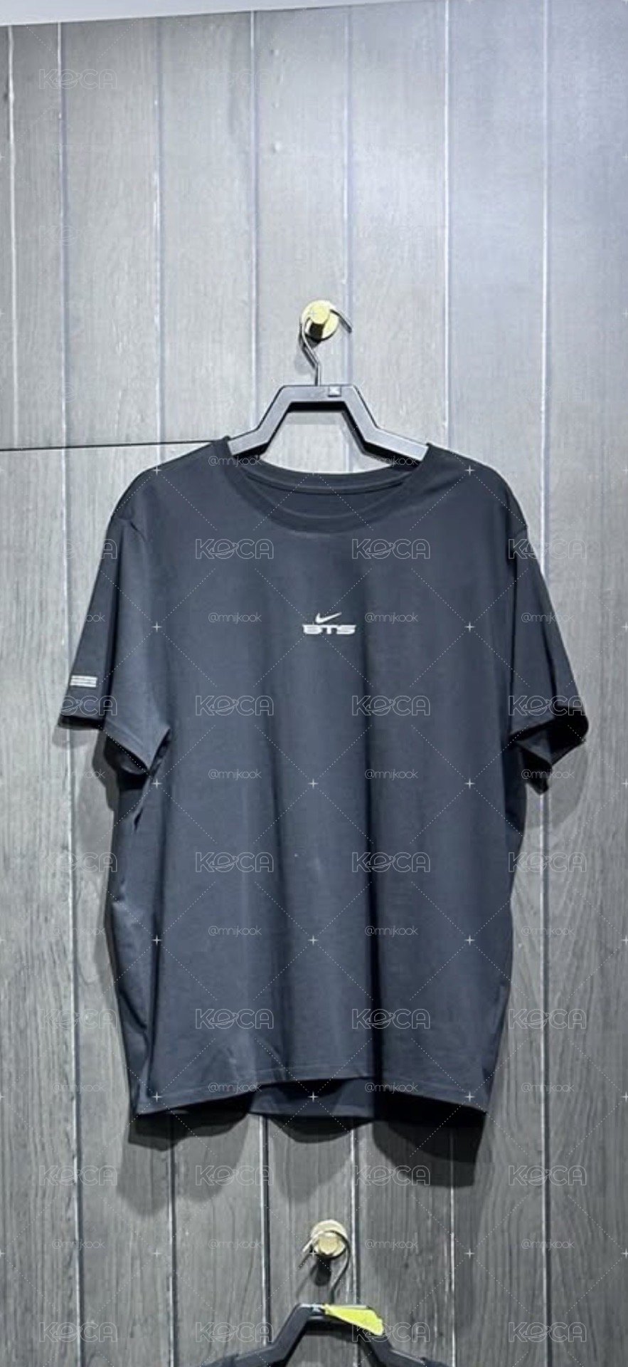 BTSxNIKE 黑色T-shirt 