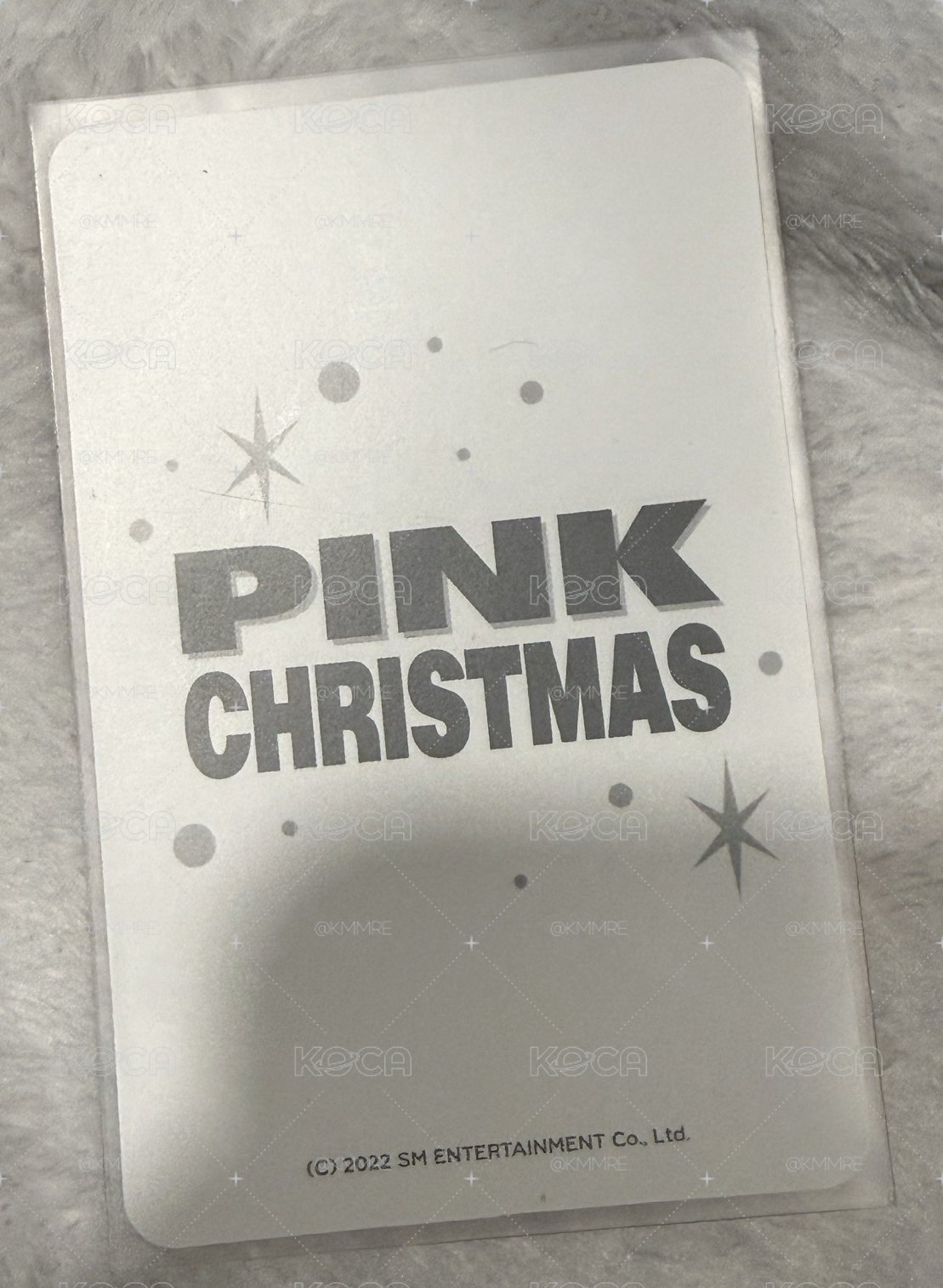aespa 2022 Pink Christmas 聖誕節隨機卡 Karina