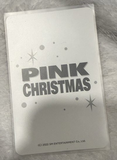 aespa 2022 Pink Christmas 聖誕節隨機卡 Karina