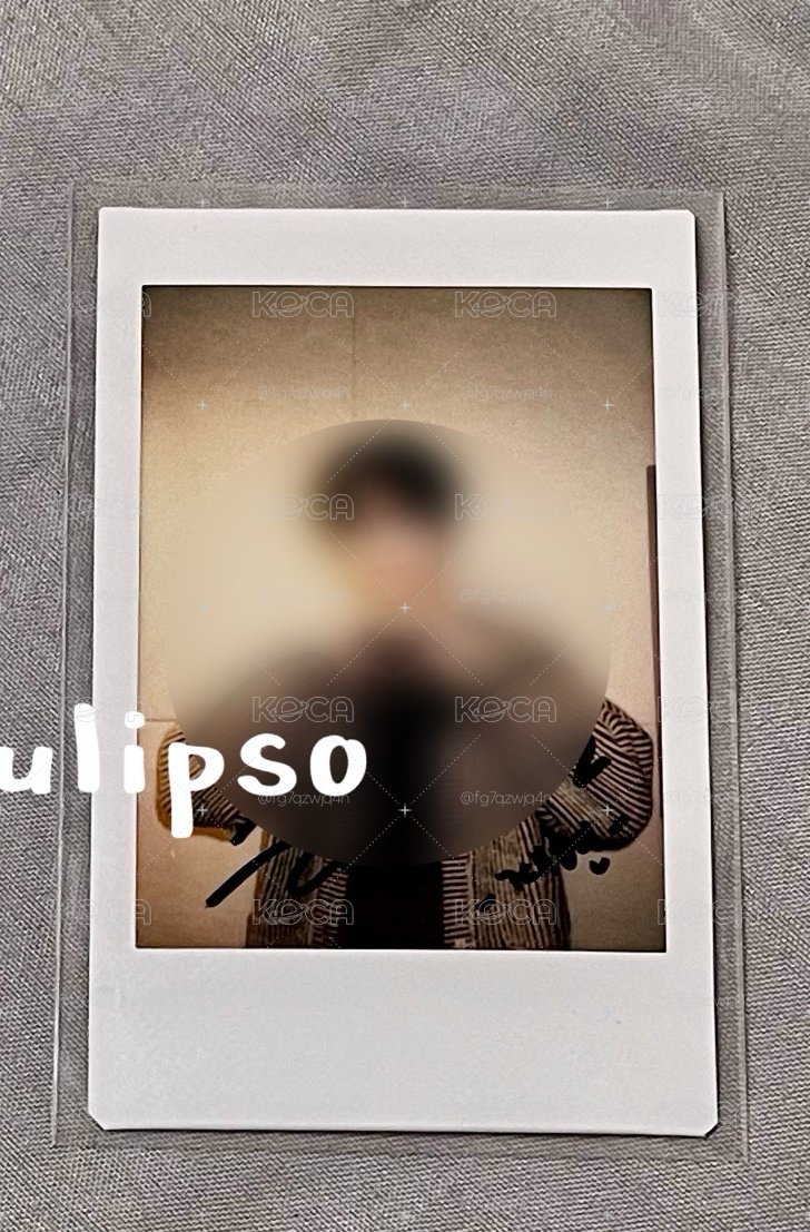 😺啓賢未公開簽名拍立得 雙手比心