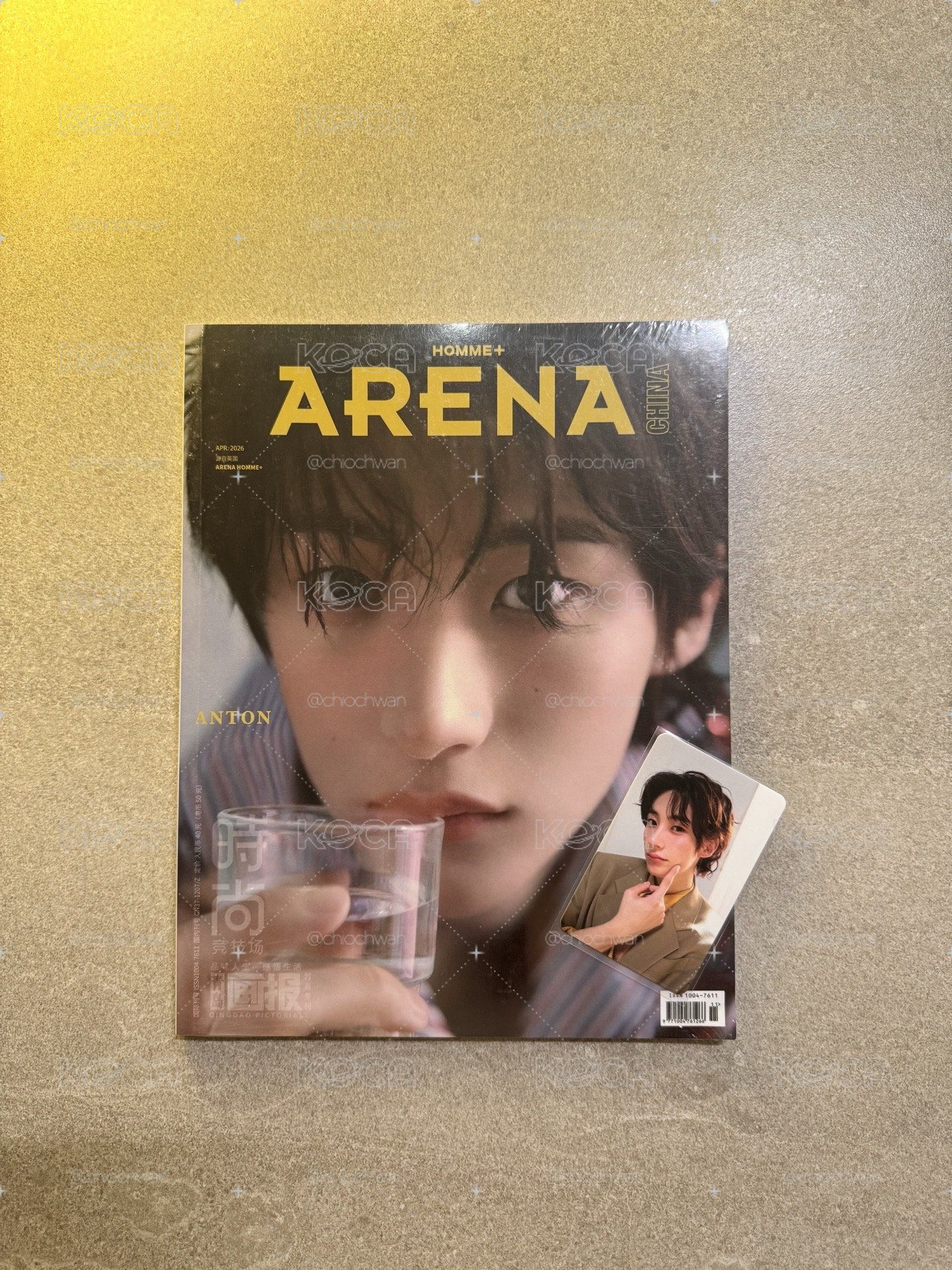 Anton Arena雜誌 1+1 如圖配置
