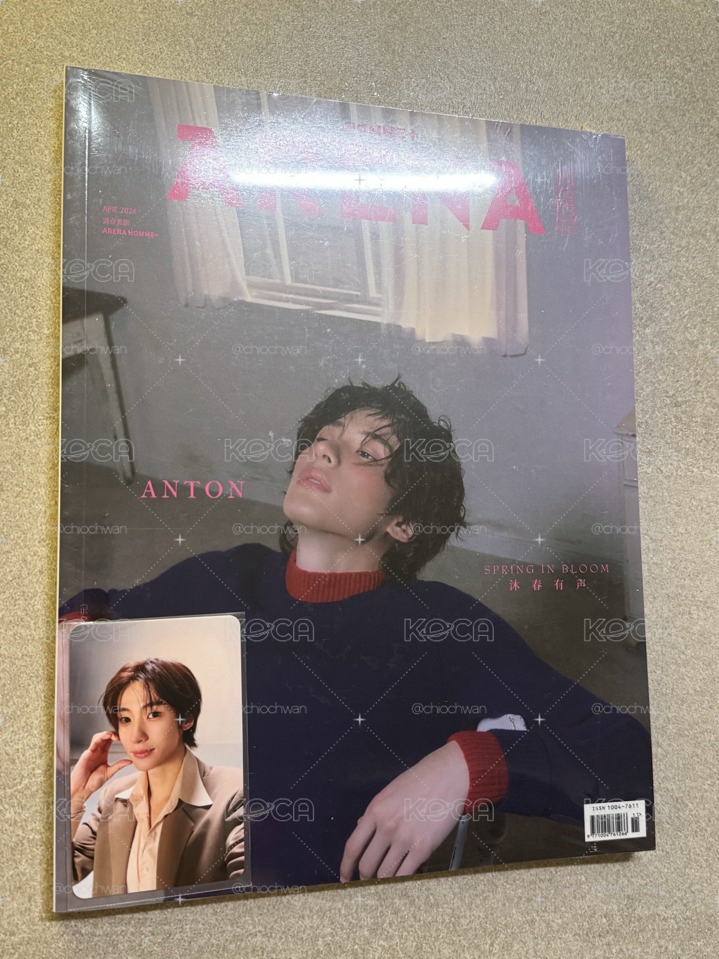 Anton Arena雜誌 1+1 如圖配置