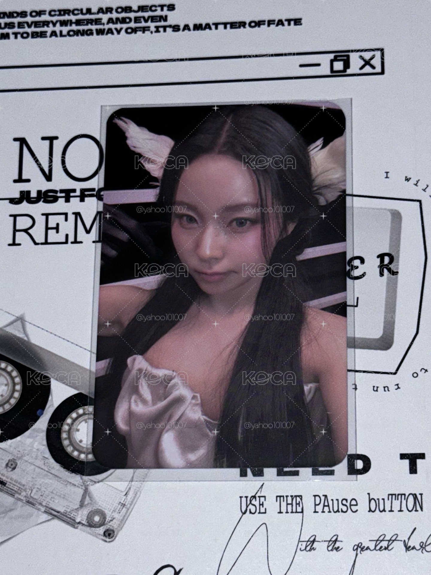 NMIXX Heavy Serenade yes24 預售 特典卡 圭