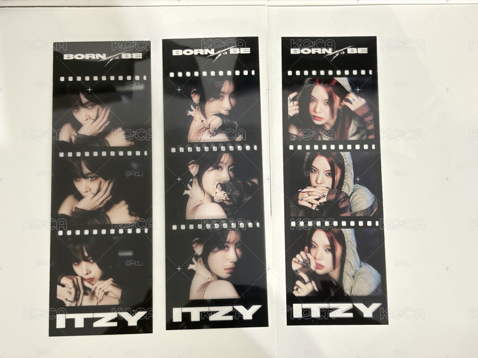 ITZY BORN TO BE 膠片卡 底片