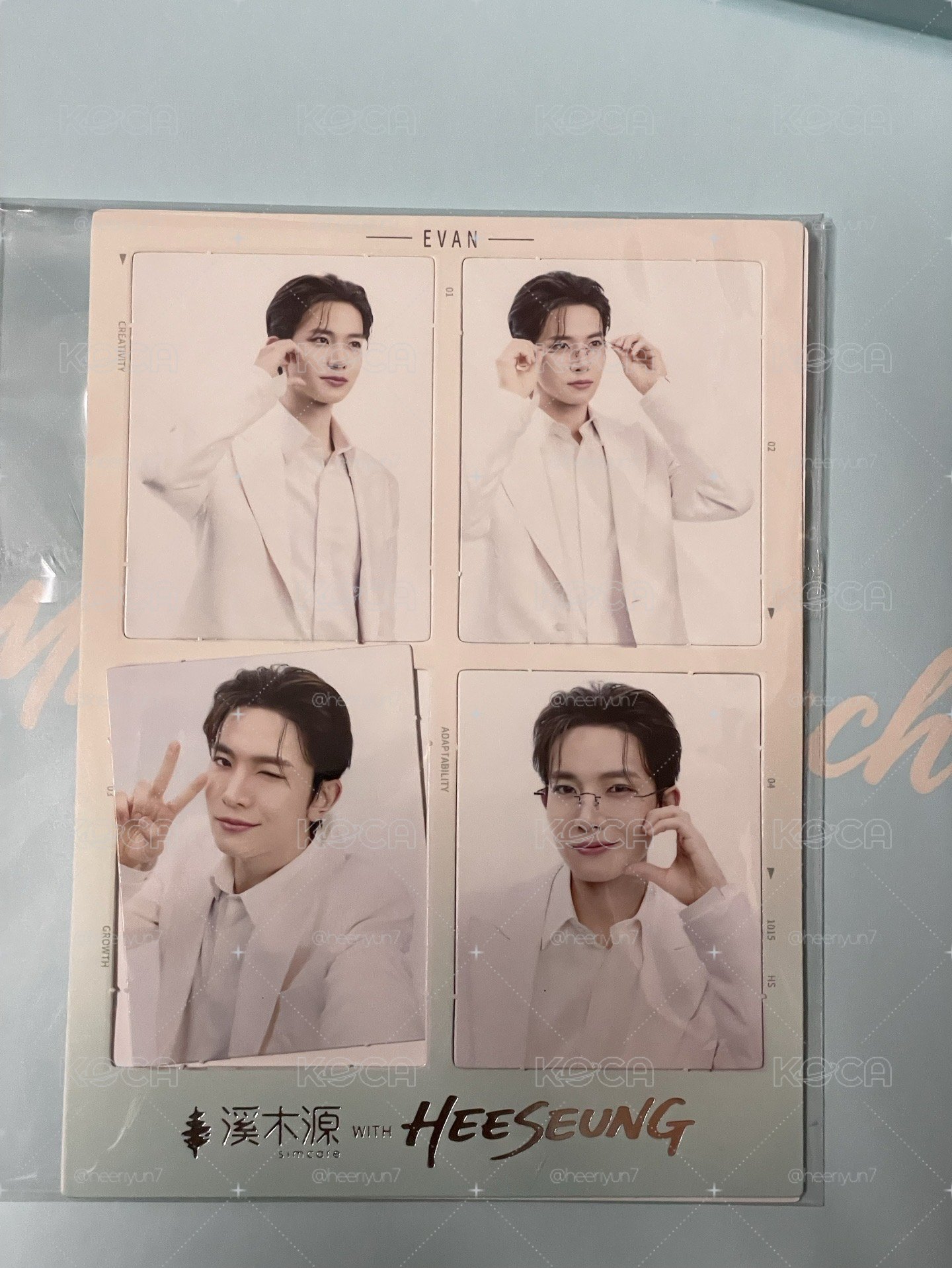 李羲承 EVAN 溪木源周邊