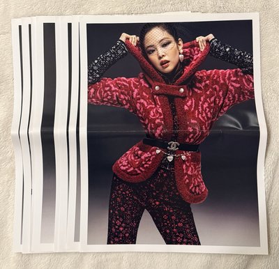 JENNIE CHANEL VIP限定海報書