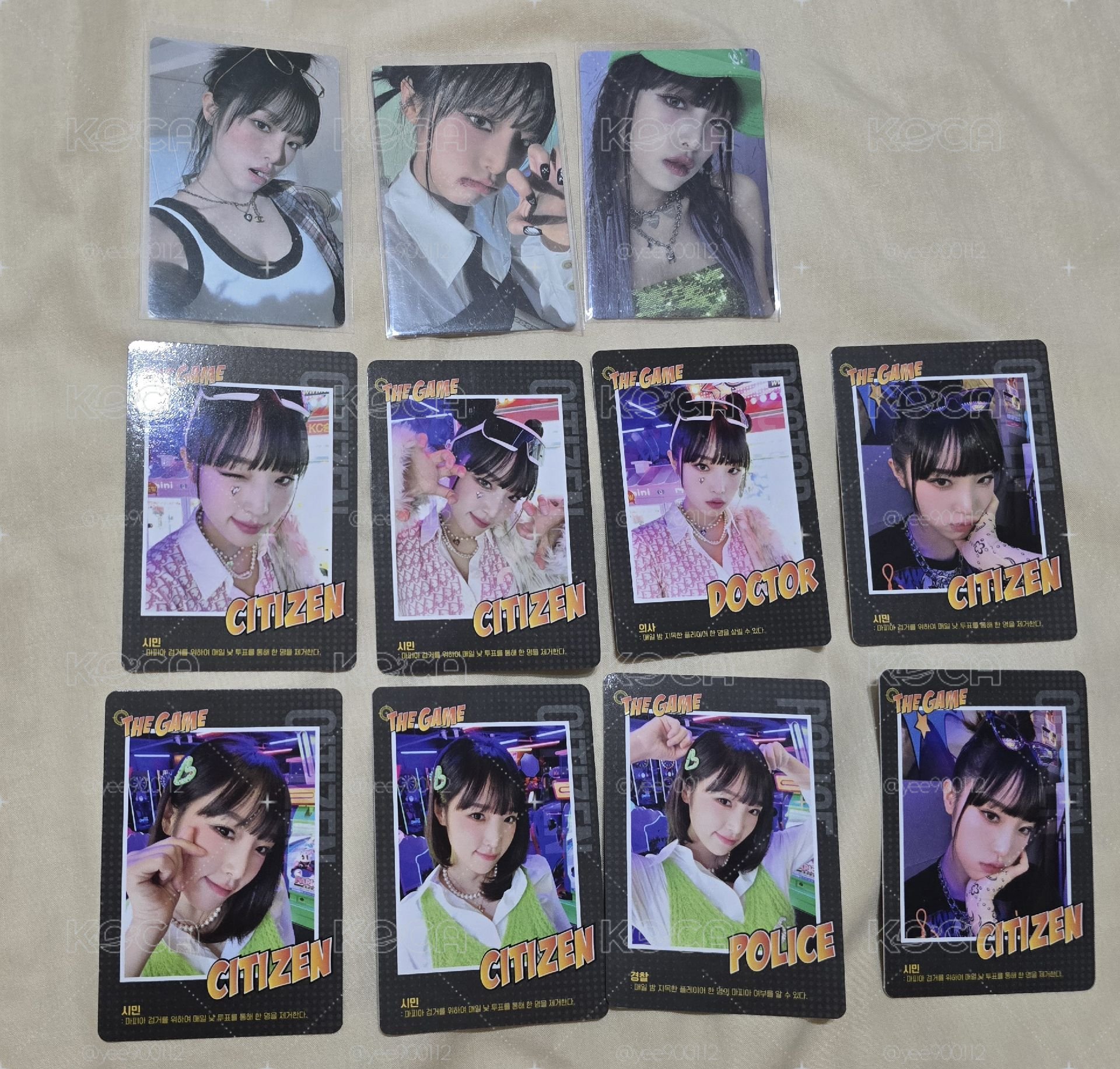 IZONE yena solo Love war 專卡 年曆卡