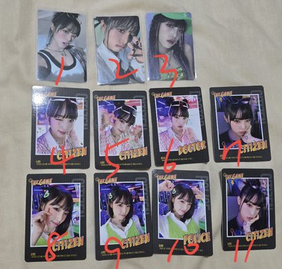 IZONE yena solo Love war 專卡 年曆卡
