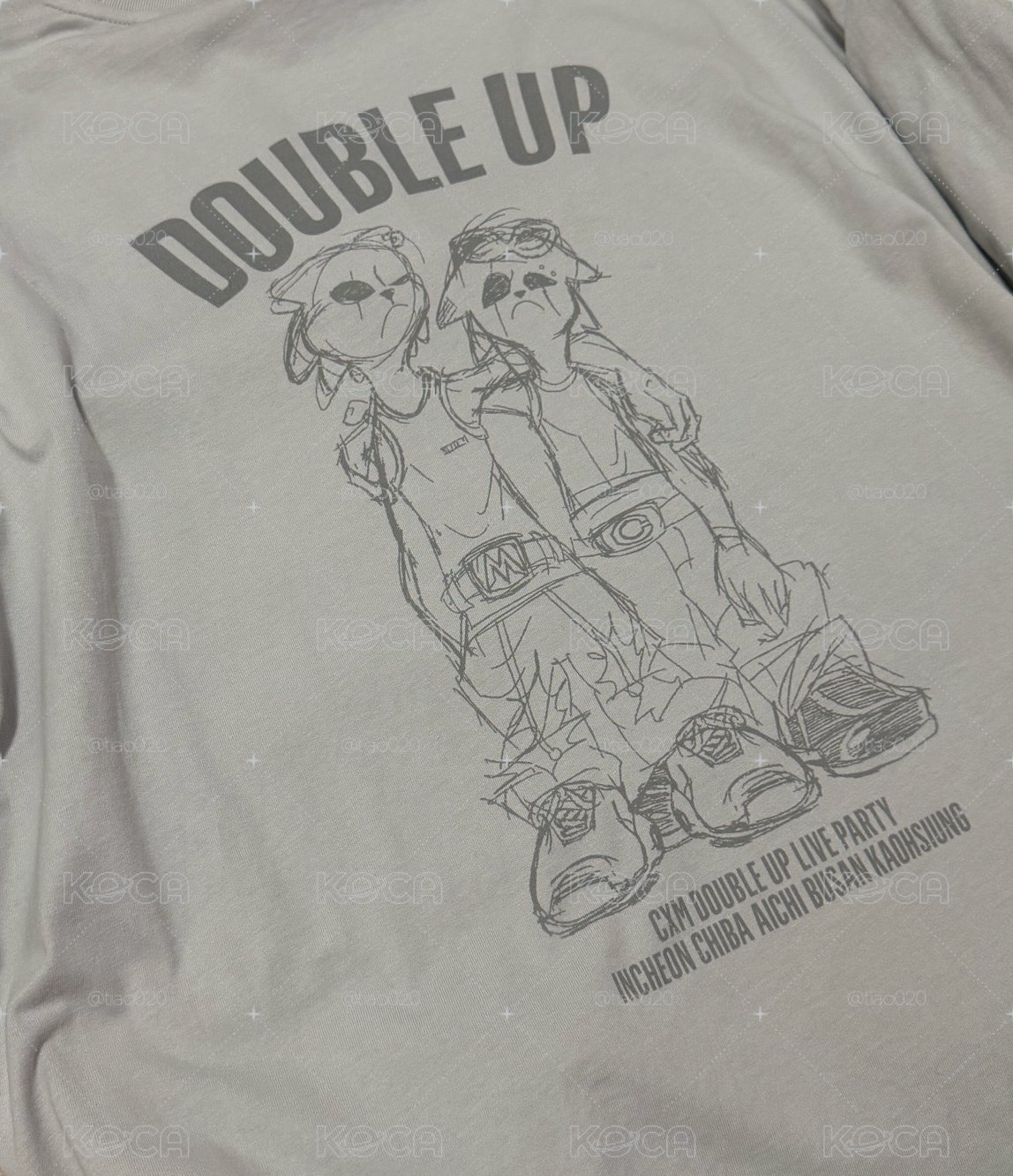 CXM DOUBLE UP 灰色長袖/M