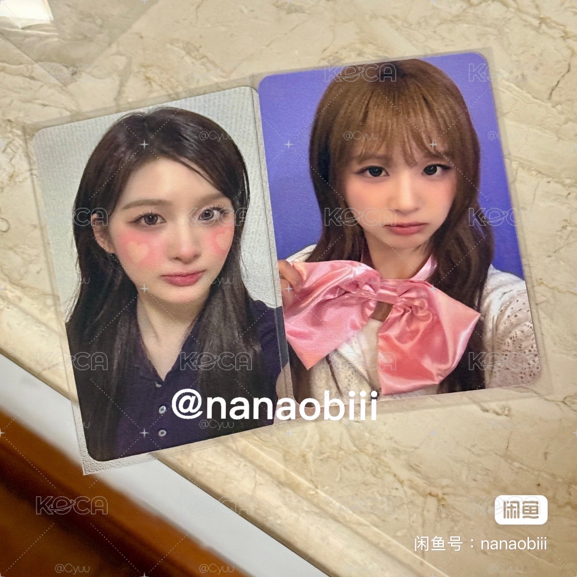 Am愛心臉頰+蝴蝶結