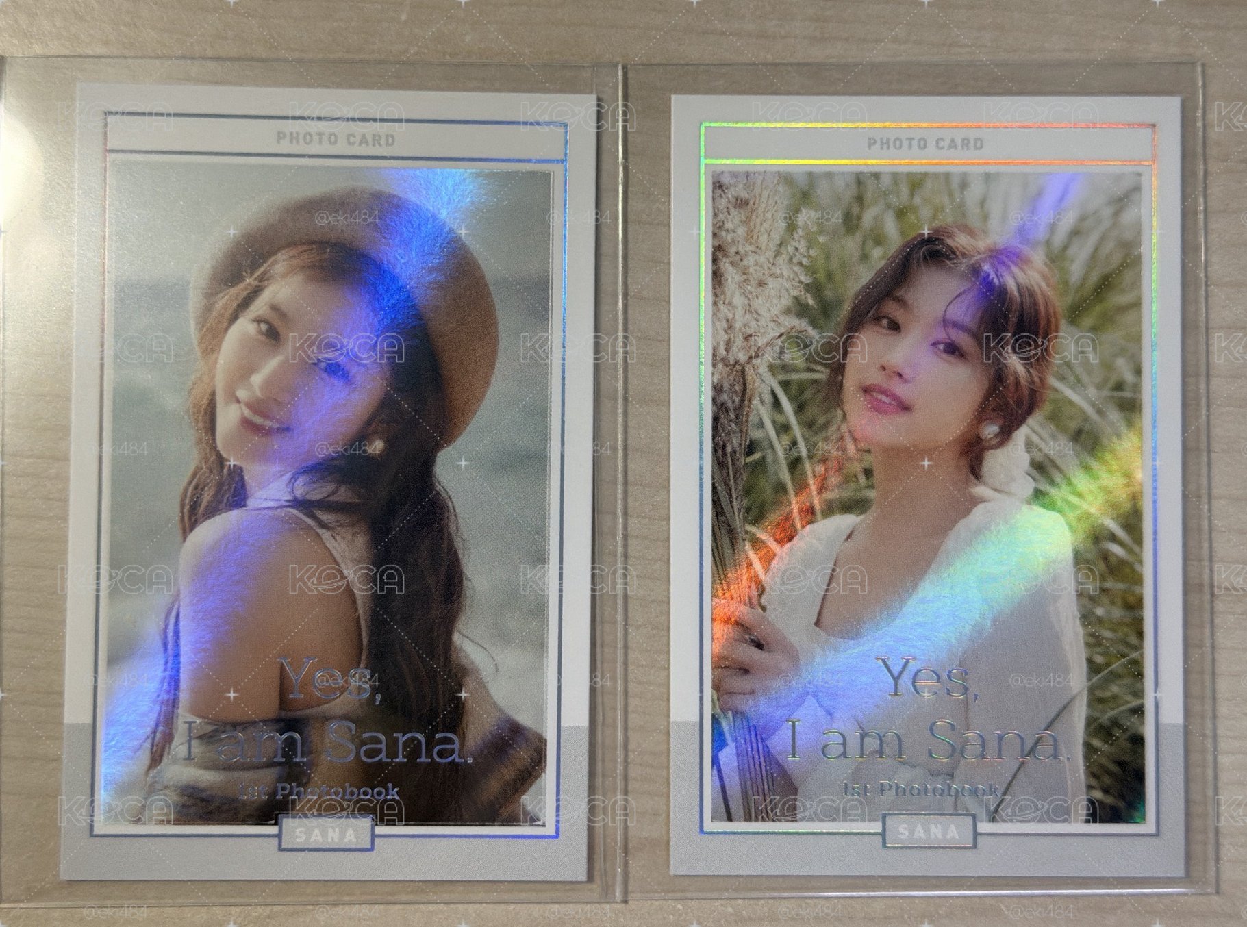 Twice Sana yes I am 周邊卡
