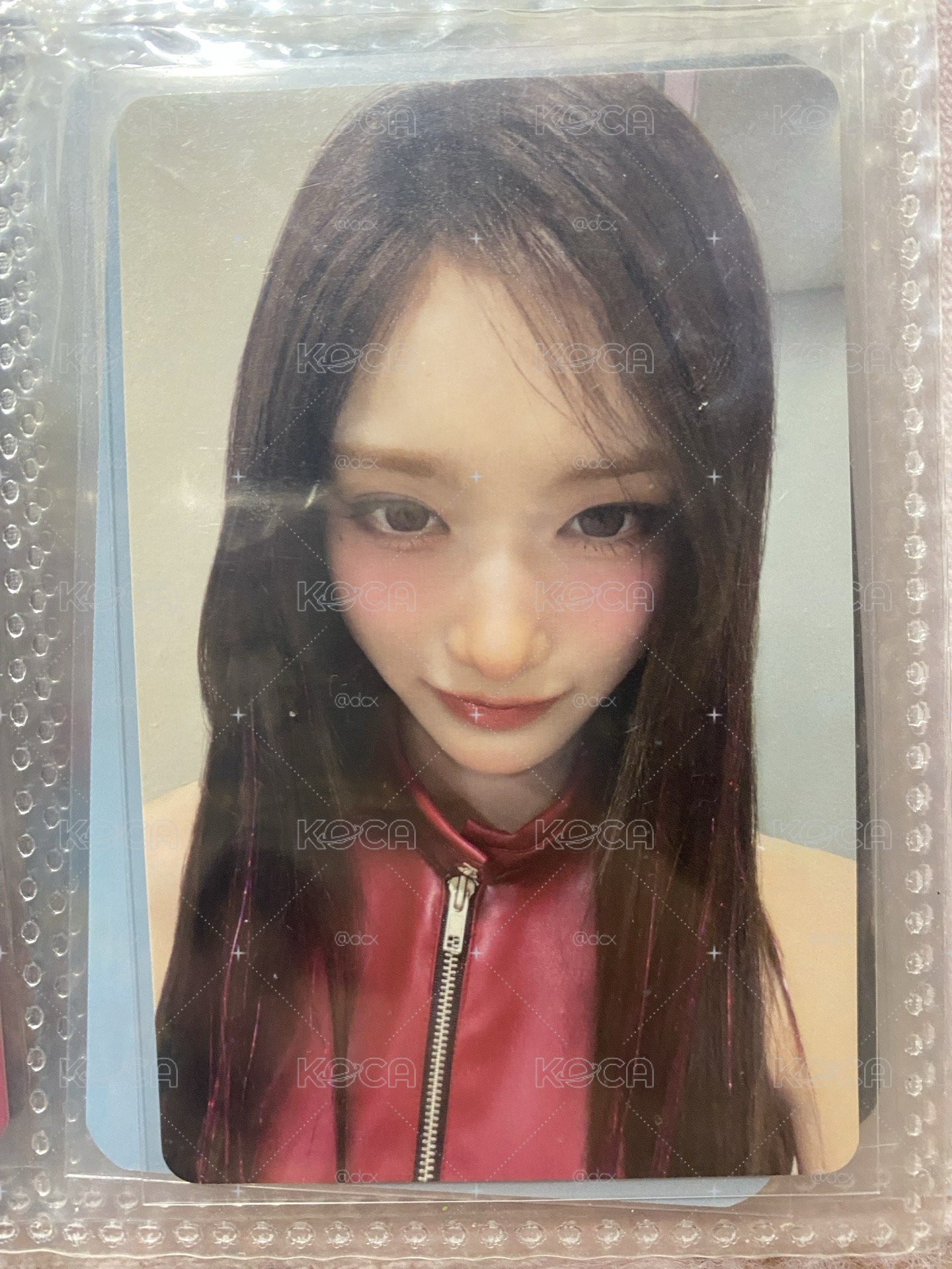 IVE 李瑞 Leeseo REVIVE+ 0419 大阪限定入場卡 紅皮衣瑞