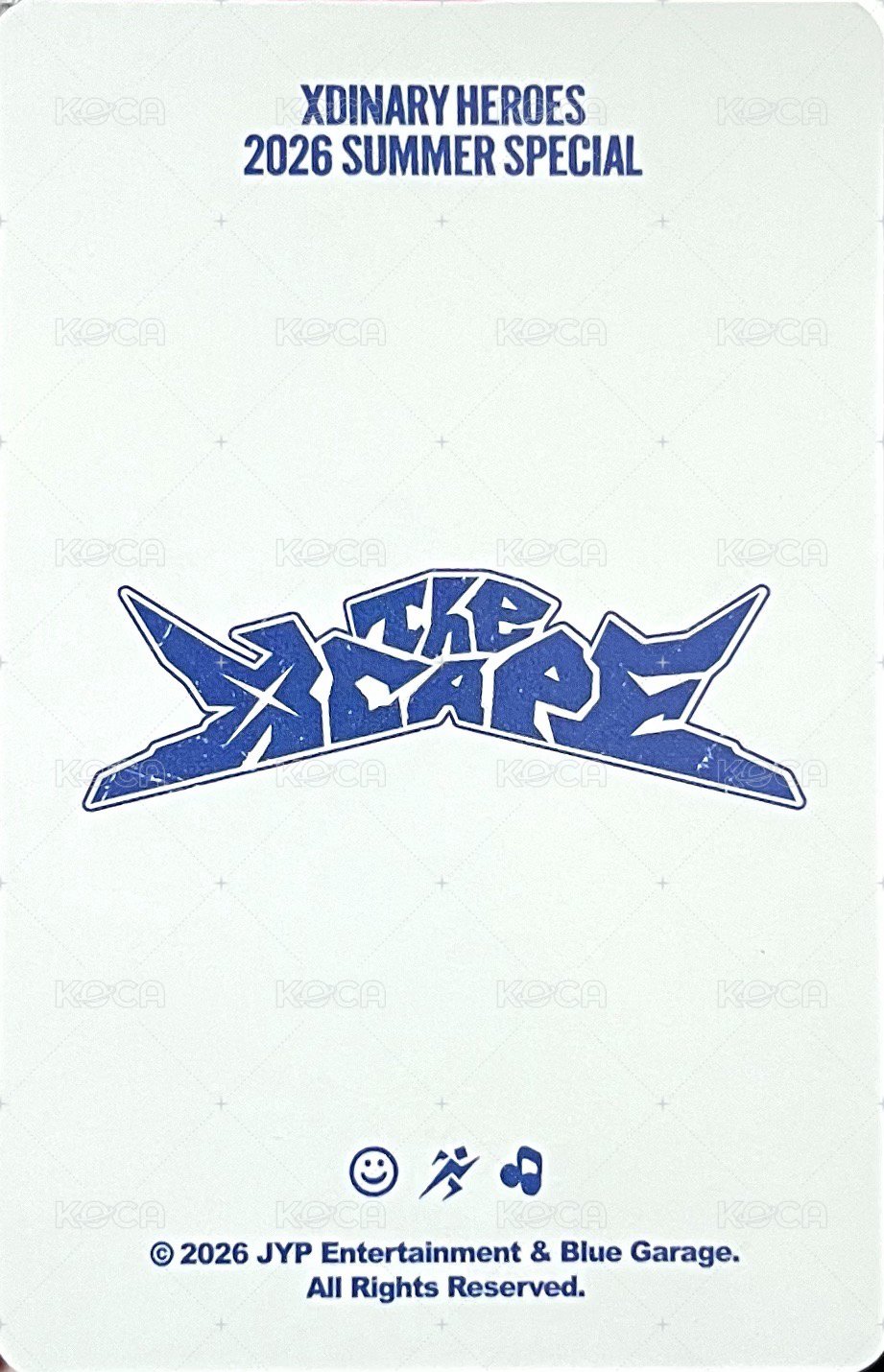 2026 THE XCAPE 周邊卡 卡包 背面