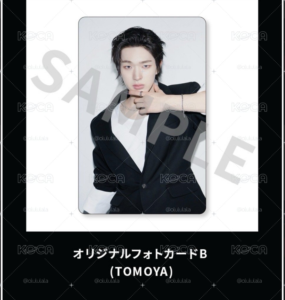 一番賞E賞小卡 TOMOYA A/B版各一