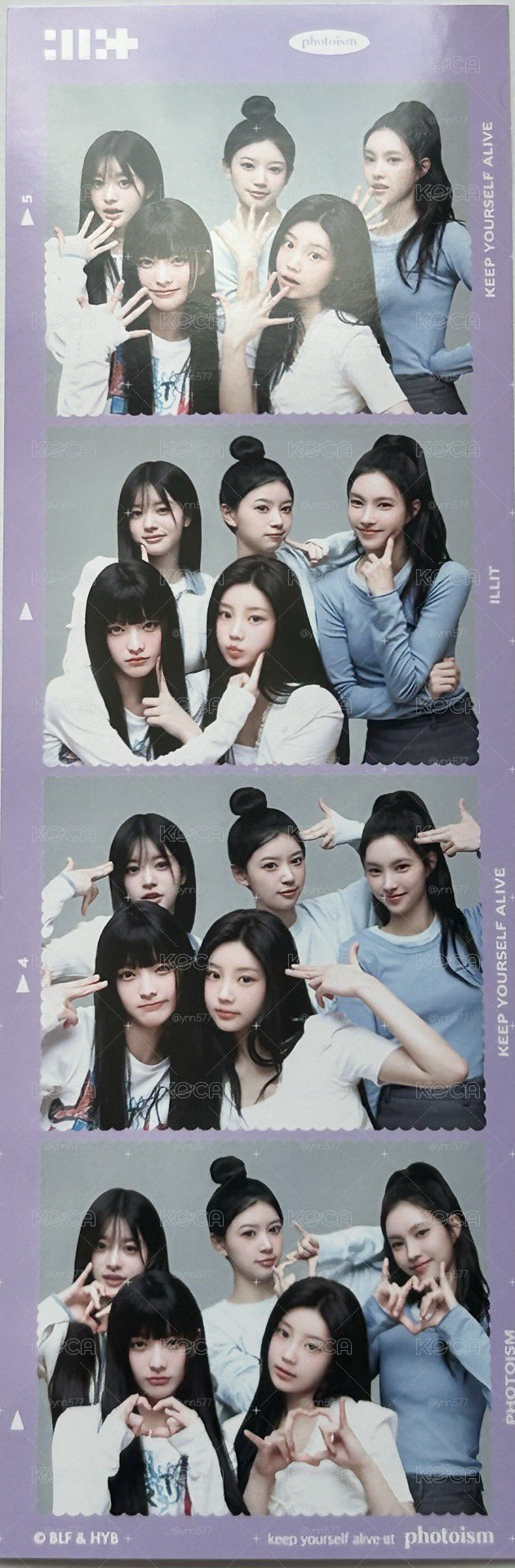 ILLIT PHOTOISM 人生四格卡 