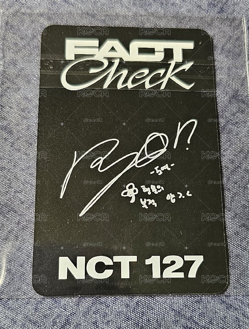NCT127 FACT CHECK DOYOUNG 