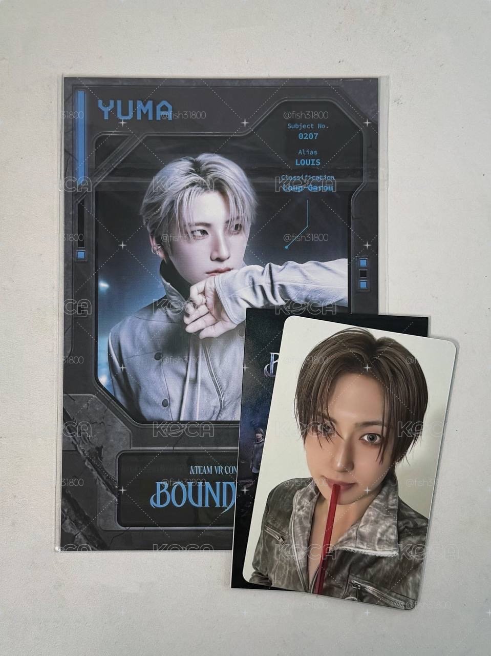 &TEAM VR FUMA小卡+YUMA明信片