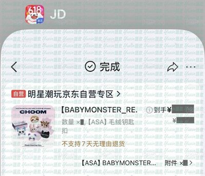 現貨✅ BABYMONSTER 춤 (CHOOM) 專輯 Plush Keyring版 未拆專
