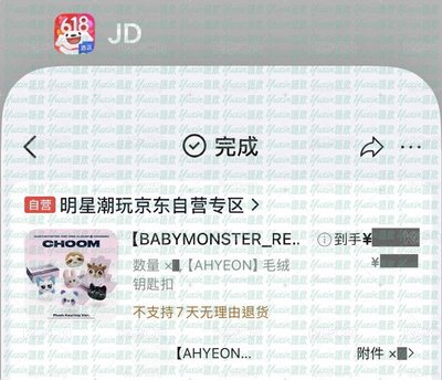 現貨✅ BABYMONSTER 춤 (CHOOM) 專輯 Plush Keyring版 未拆專