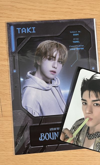 TAKIVR CONCERT BOUNDLESS小卡】&team vr 第一波taki平日特典明信片