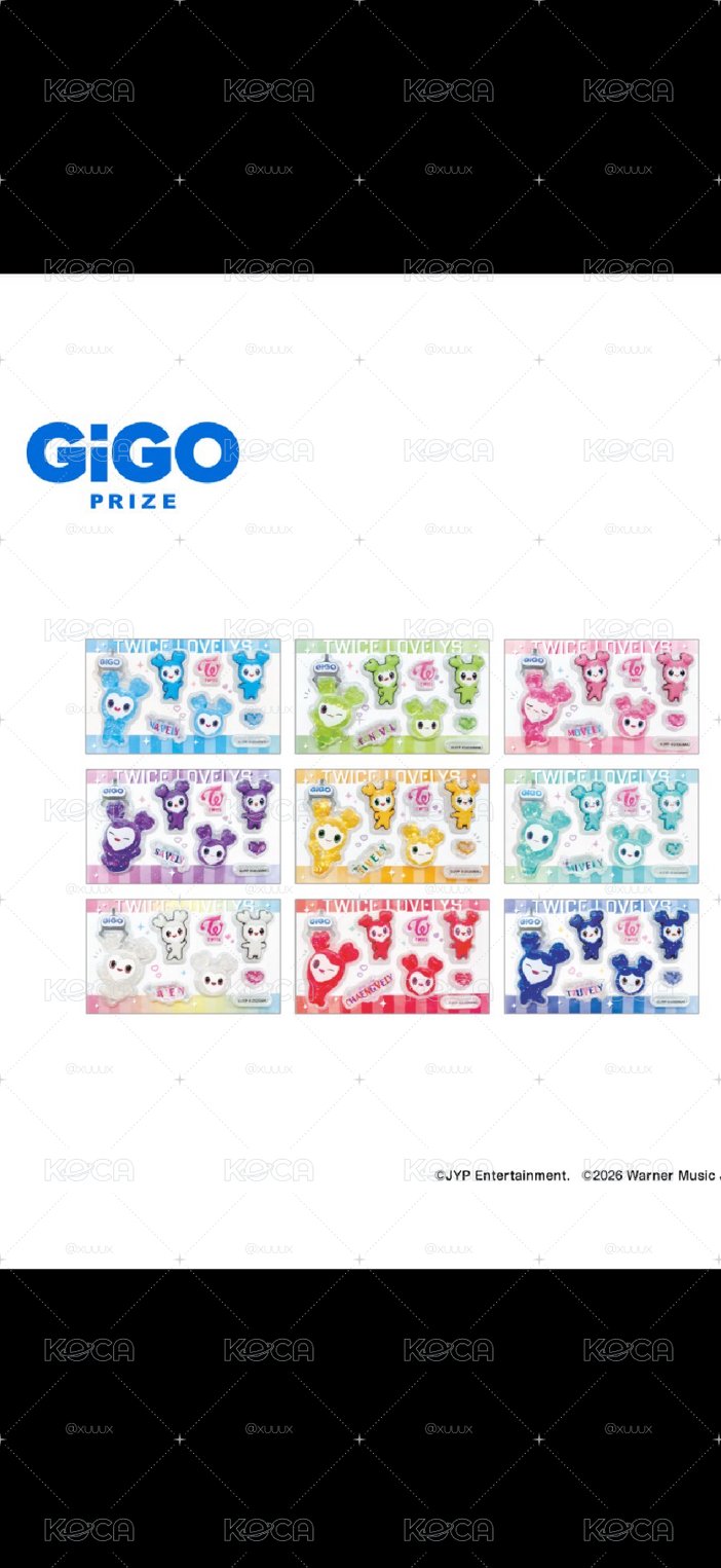 twice gigo 貼紙/桌墊