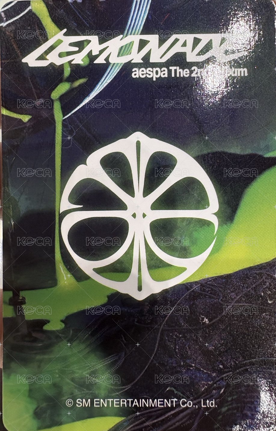 LEMONADE km 幸運卡  背面