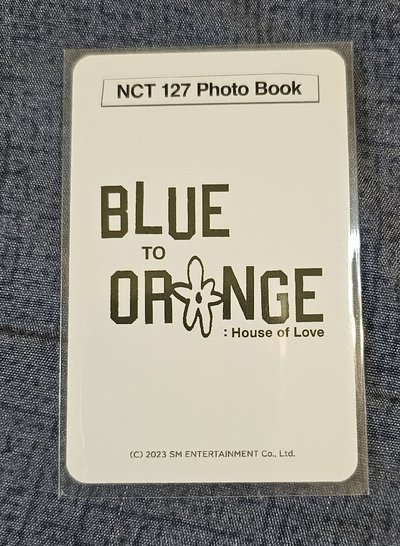 NCT127 Blue to Orange : House of Love JOHNNY 