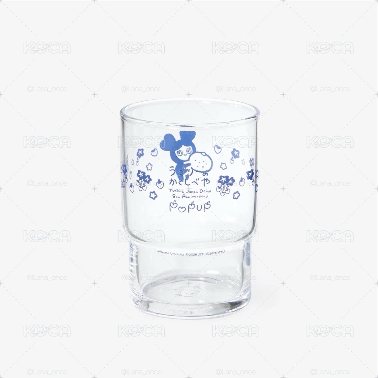 JP出道九週年 玻璃杯 2500¥