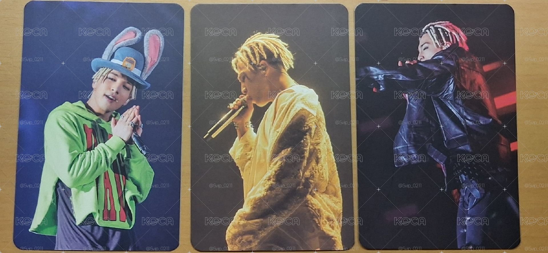 BIGBANG明信片、大卡