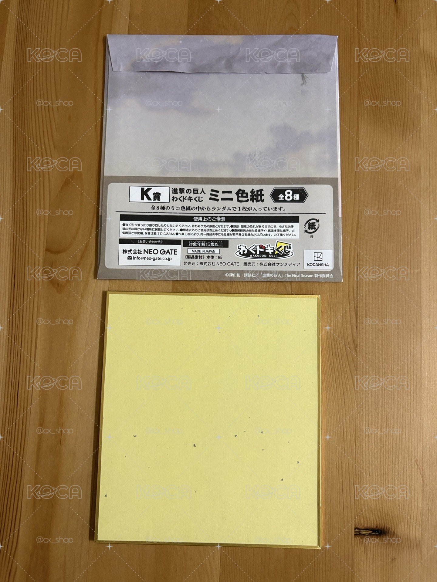 進擊的巨人 十週年紀念 一番賞 わくドキくじ Fly to next Hope 