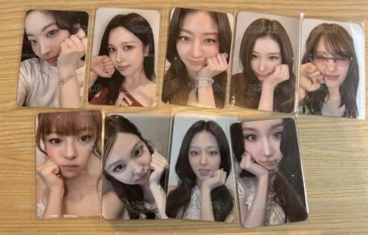 TWICE 快閃店 滿額卡 一套