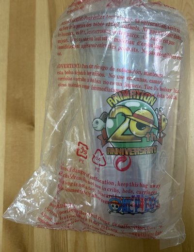 海賊王/航海王 ONEPIECE 動畫20週年紀念 - 魯夫吸管杯