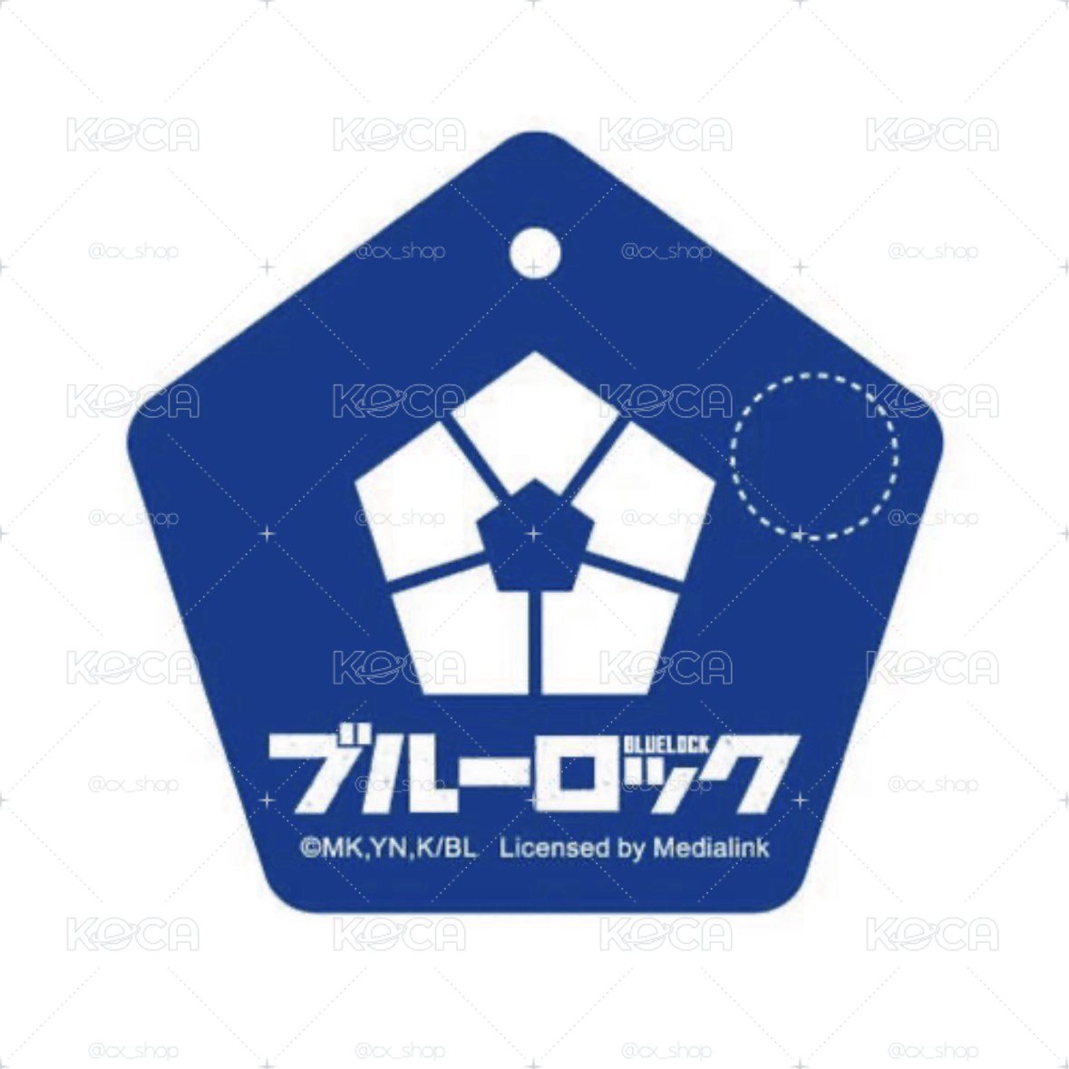 藍色監獄 BLUELOCK 短袖 T 恤 鎖鏈款 藍色 M 碼 羚邦官方授權 Miravivi 周邊服飾
