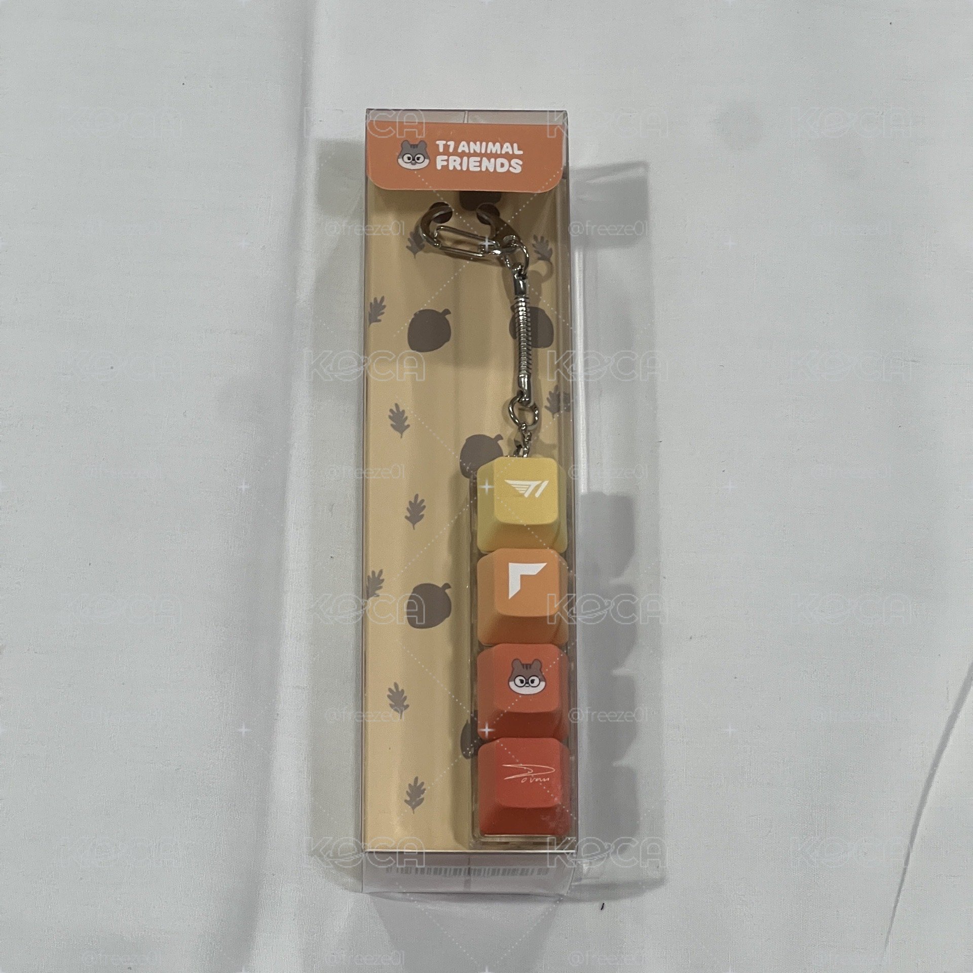 現貨 T1 Doran 動物朋友 鍵帽 全新未拆